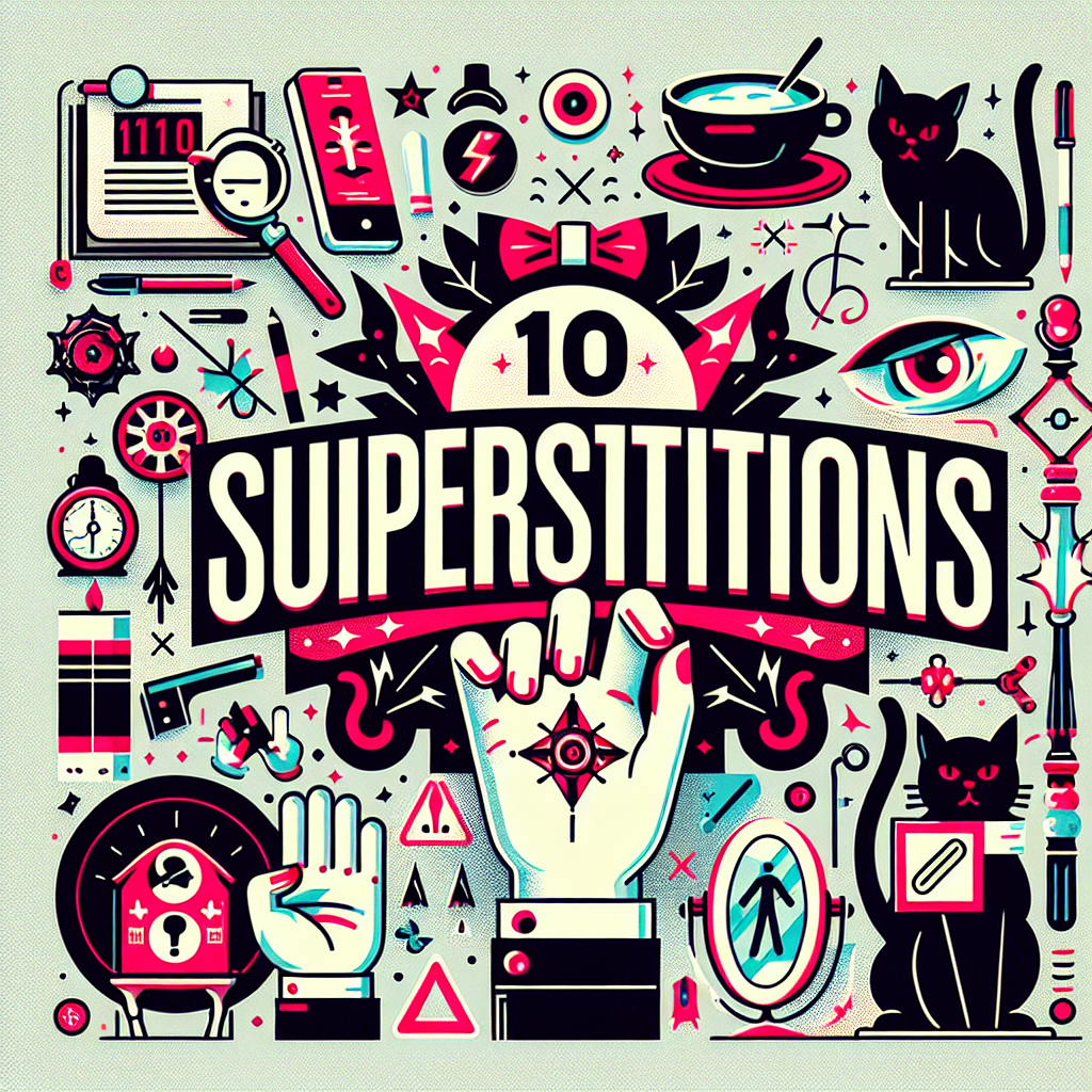 10 Supersticiones Curiosas que Te Harán Reír