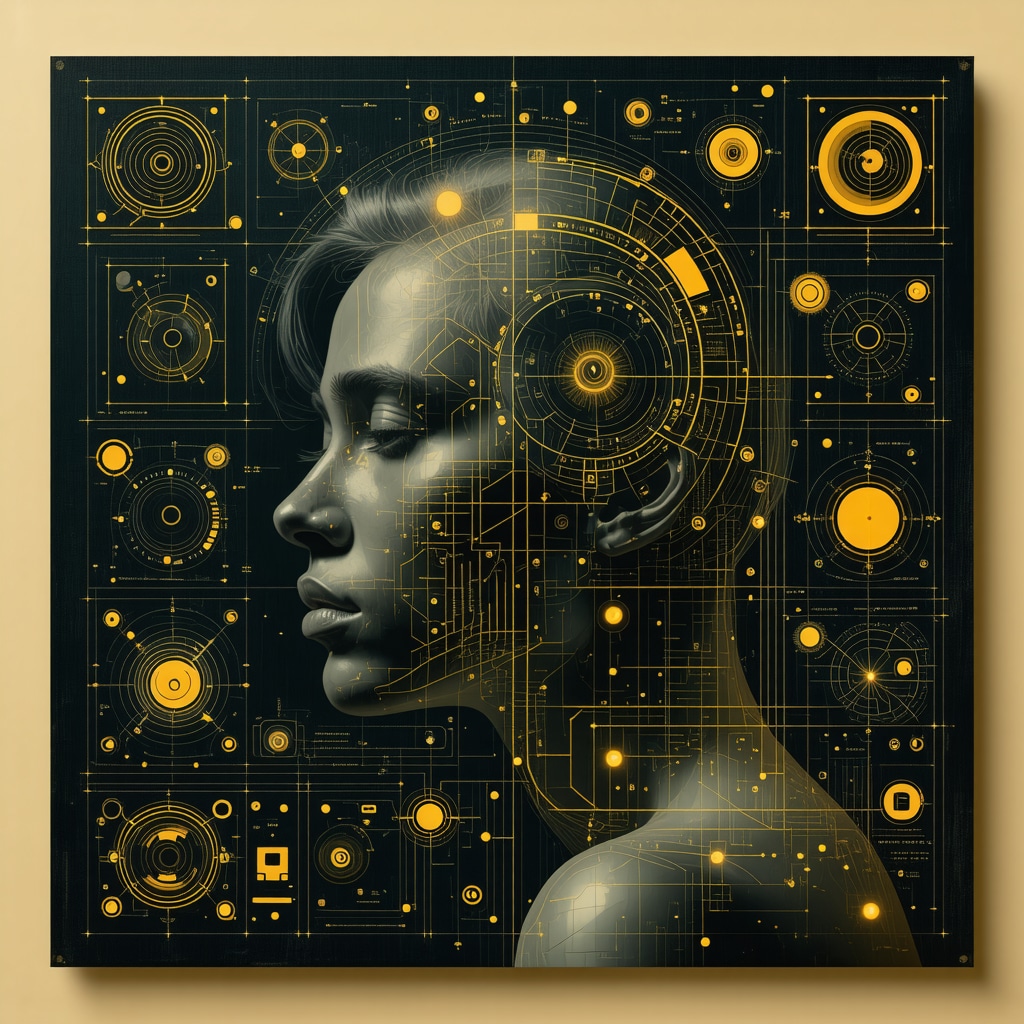 Interfaz digital futurista con símbolos tradicionales del folclore ecuatoriano mostrando integración de tecnología y sabiduría ancestral