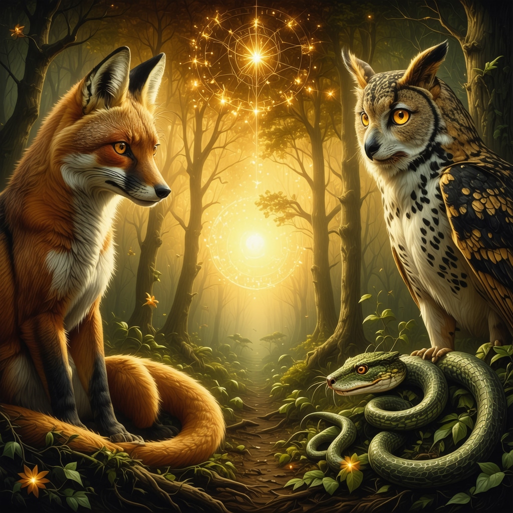 Mitos Cortos de Animales: Símbolos y Mensajes Ocultos