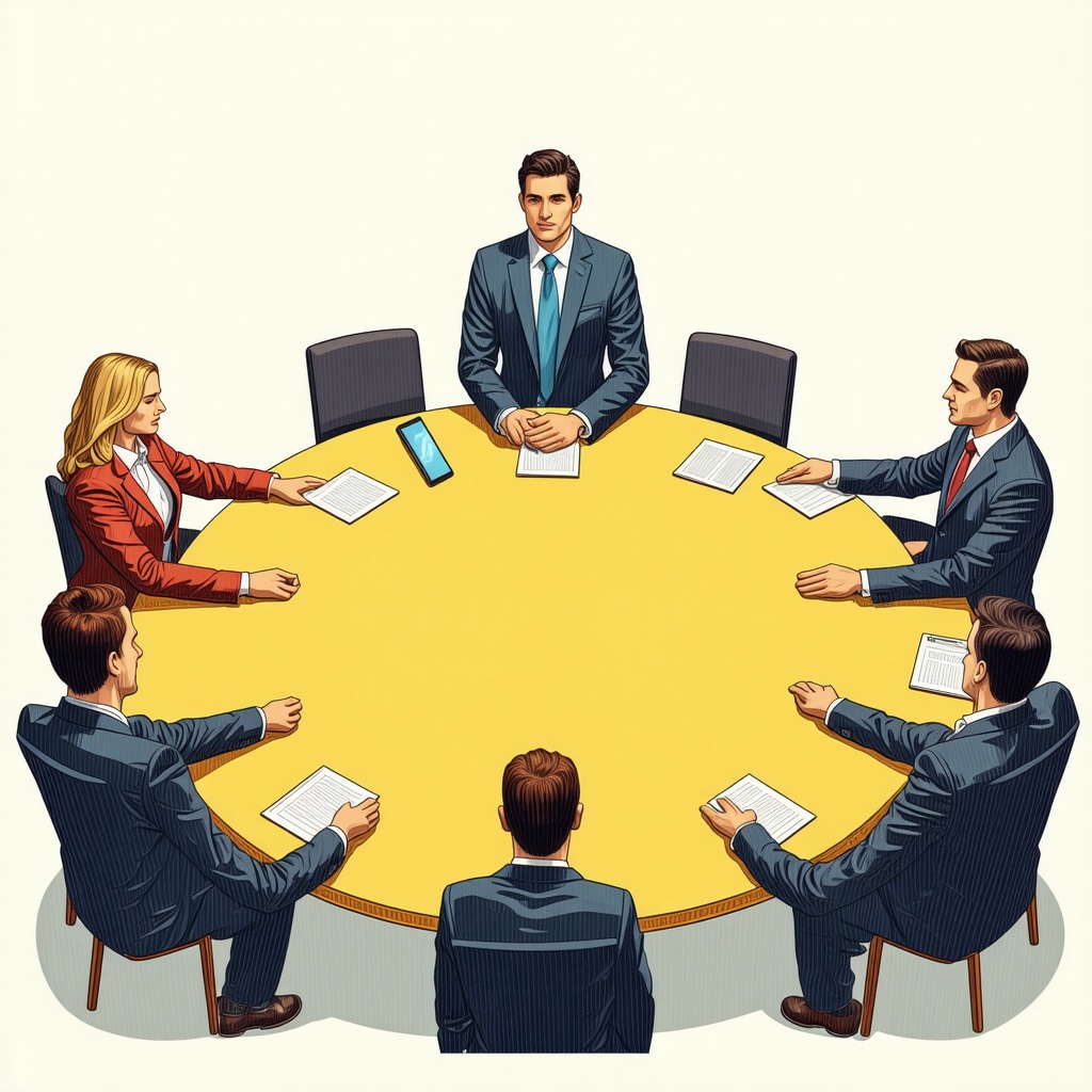 Diagram illustrating non-verbal symbols such as colors and objects influencing leadership and negotiation outcomes