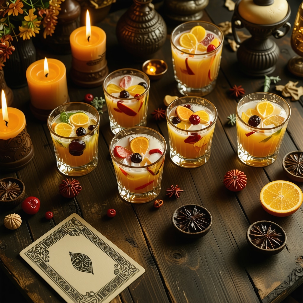 Presagios de Bebidas Deliciosas: Rituales para la Fortuna