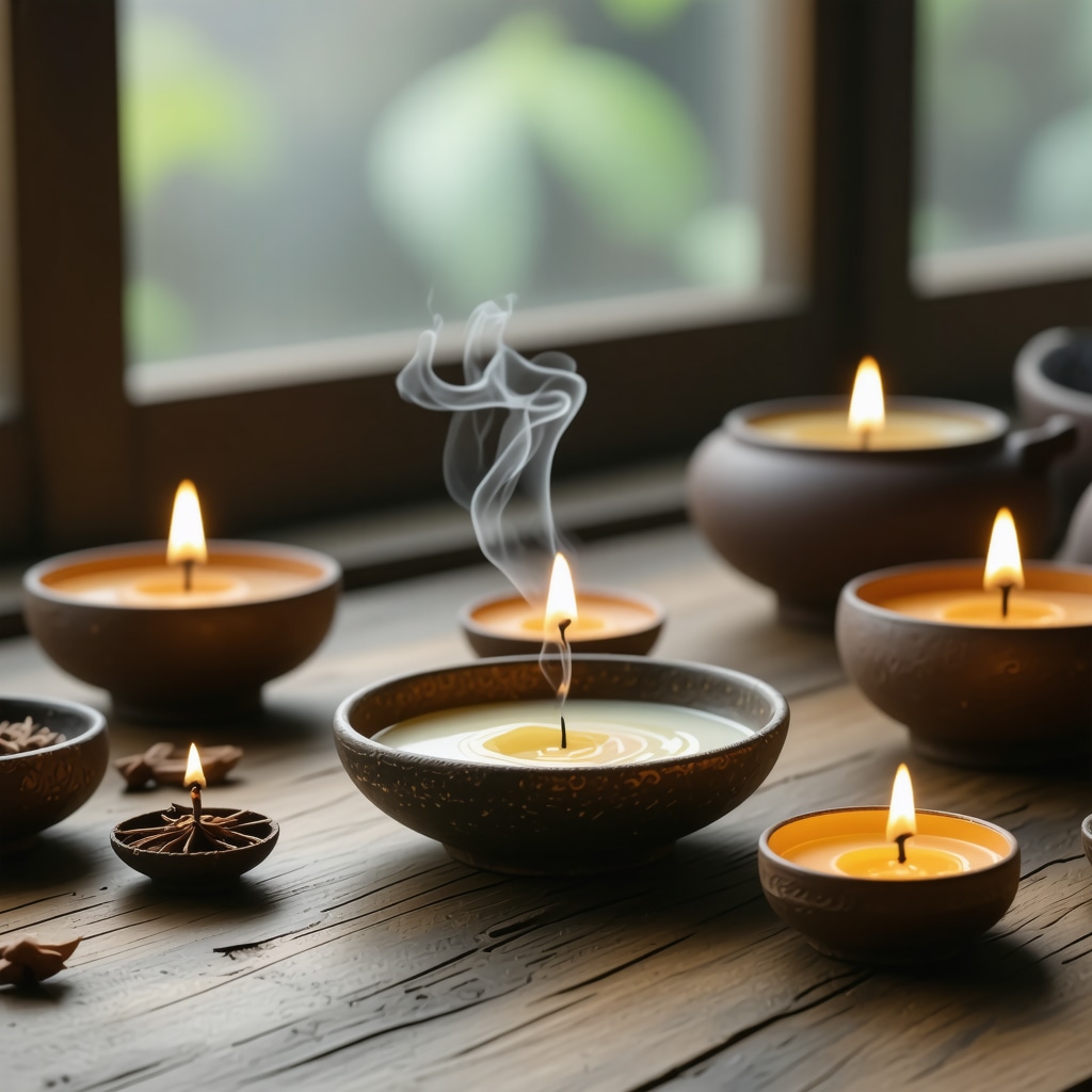 Ritual de sábado con incienso y símbolos para atraer calma y buena energía