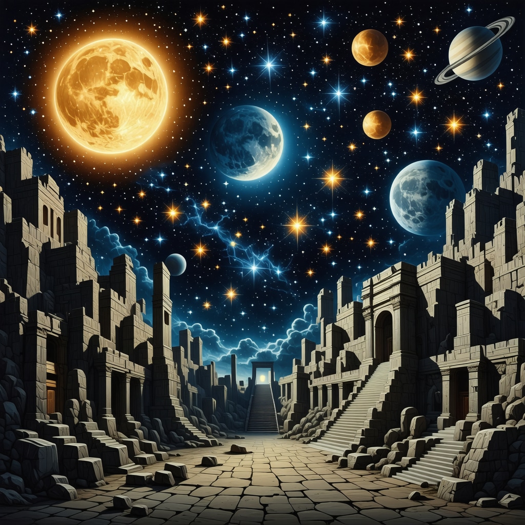 Simbolismo de Elementos Celestiales en Antiguas Culturas