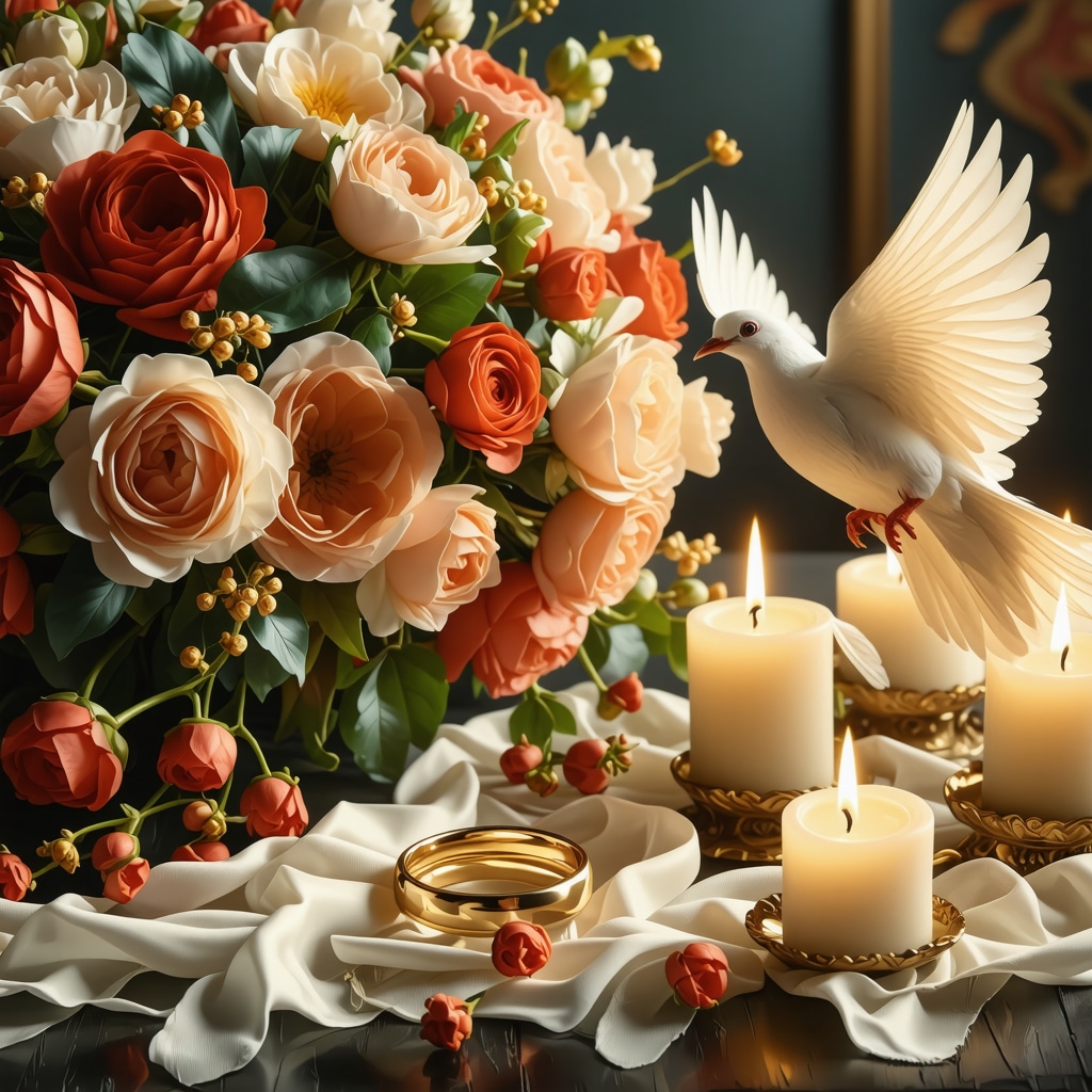 Símbolos para un Matrimonio Feliz: Tradiciones que Inspiran Amor