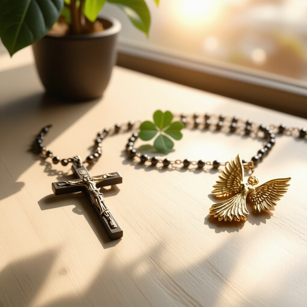 Agüeros de Buena Suerte con Símbolos Religiosos Populares