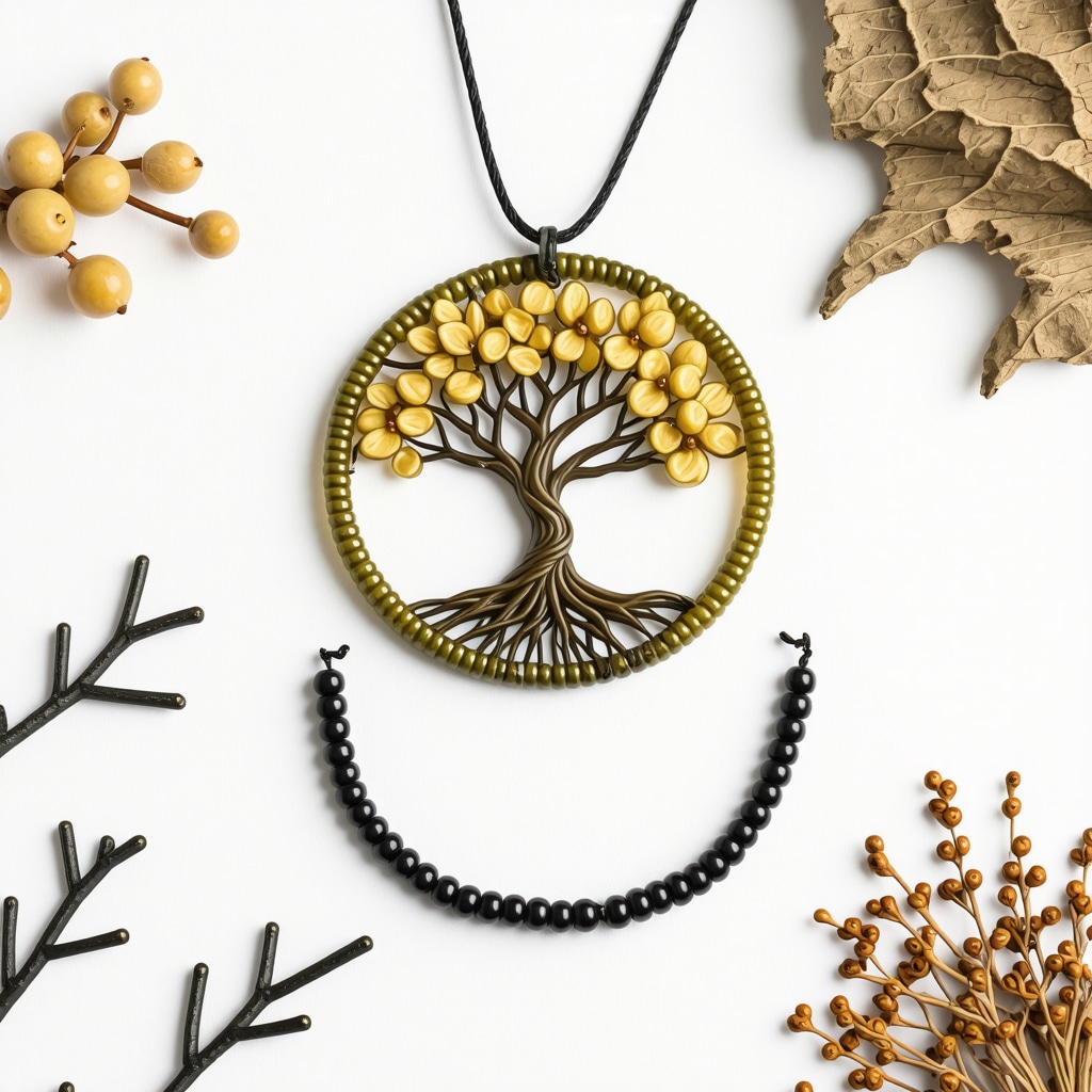 Salvadoran artisan creating jewelry with ceiba tree and izote flower symbols