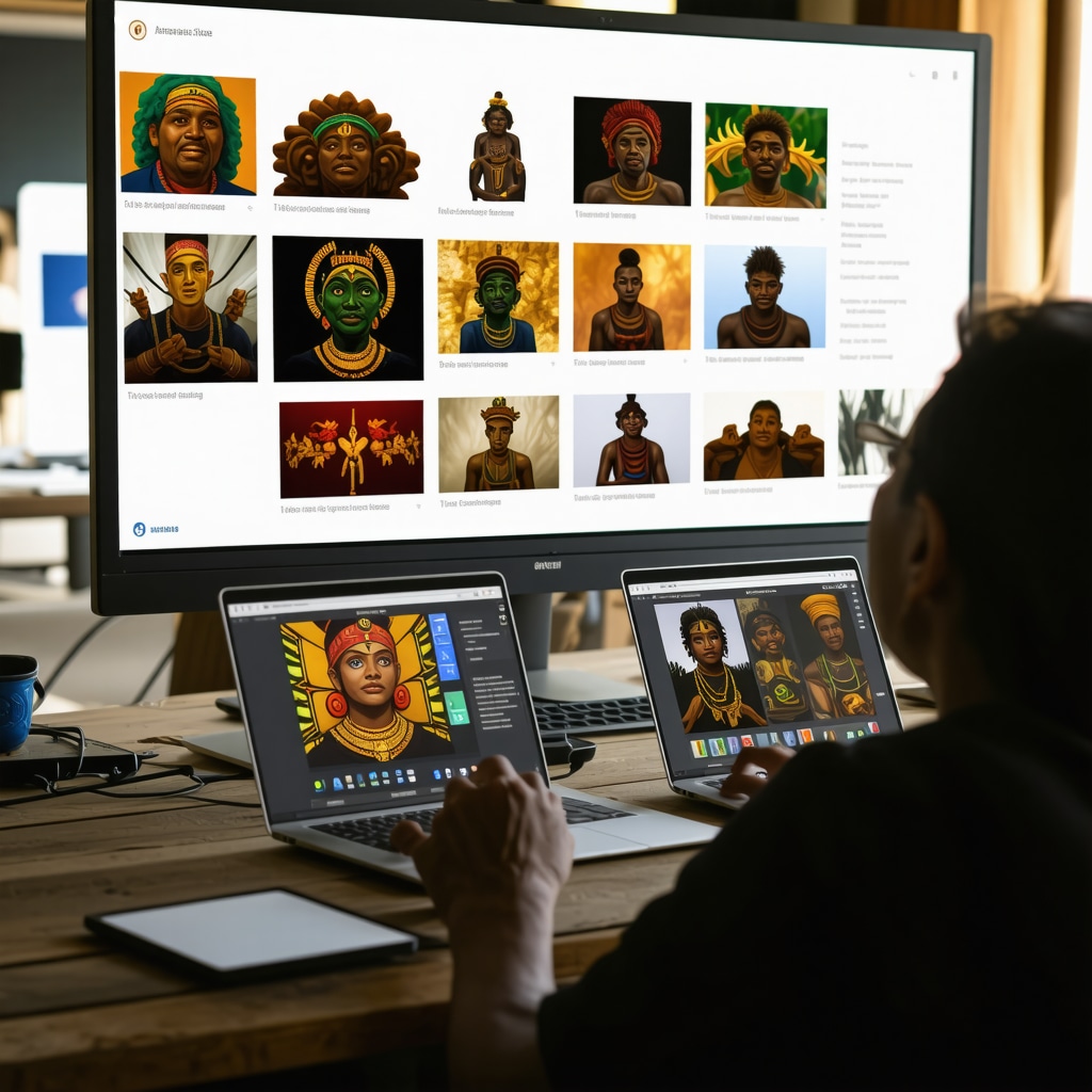Interface of a digital platform displaying Nicaraguan superstition rituals with community participation