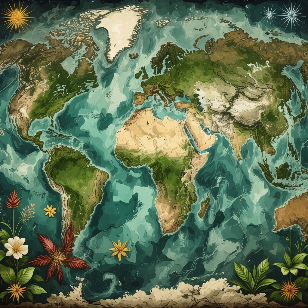 Interfaz digital interactiva que muestra mitos del folclore hondureño integrando símbolos tradicionales y tecnología moderna