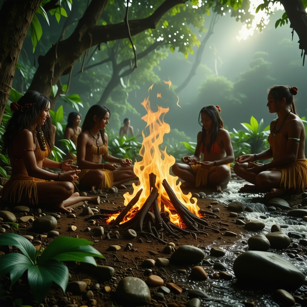 Simbolismo de Elementos Naturales en Rituales Ancestrales