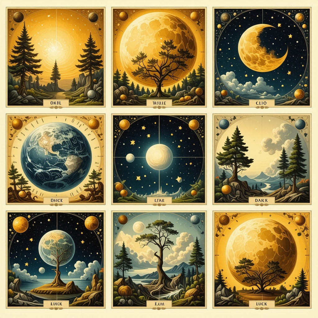 Símbolos de Días de la Semana y su Influencia en la Suerte