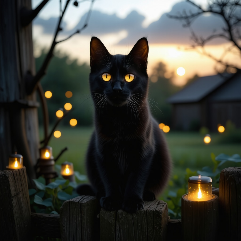 Supersticiones de Gatos Negros: ¿Amuletos o Portadores de Misterio?