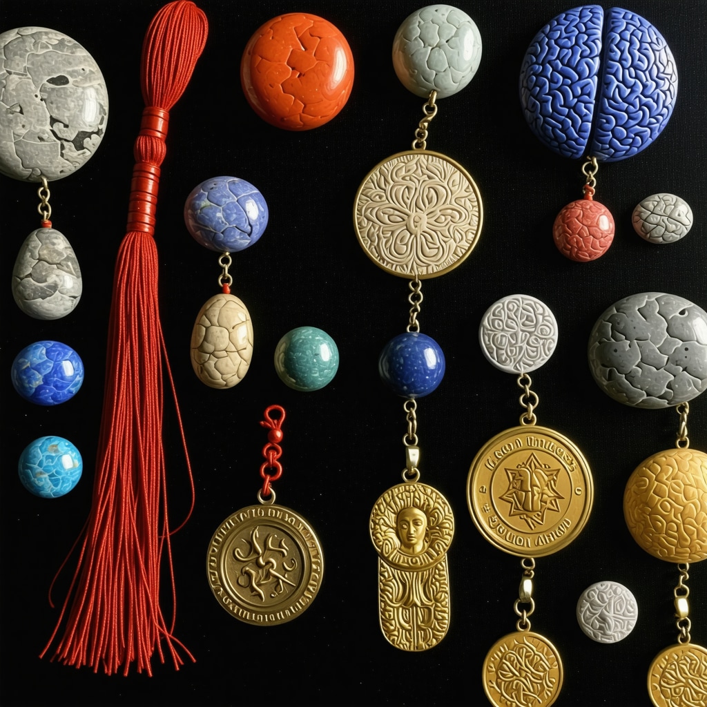 Collage of Nicaraguan protective amulets and neural network graphics representing the scientific study of rituals