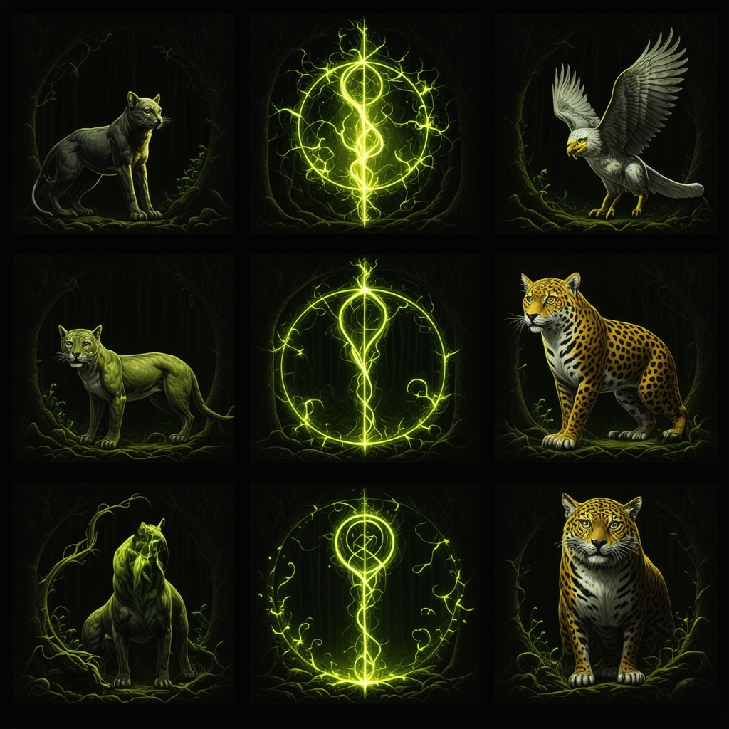 Agüeros con Animales Salvajes: Poderes Místicos y Maleficios