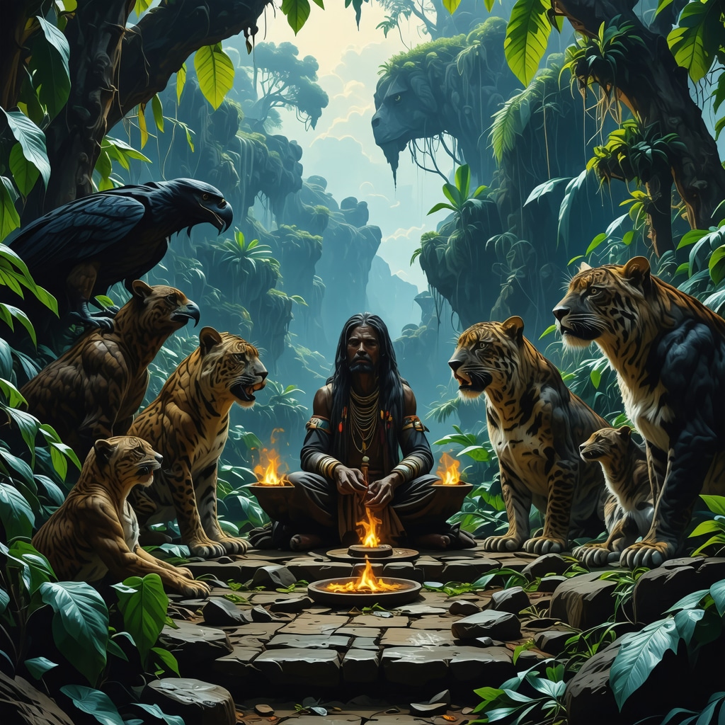 Agüeros con Animales Salvajes: Rituales Antiguos y Míticos