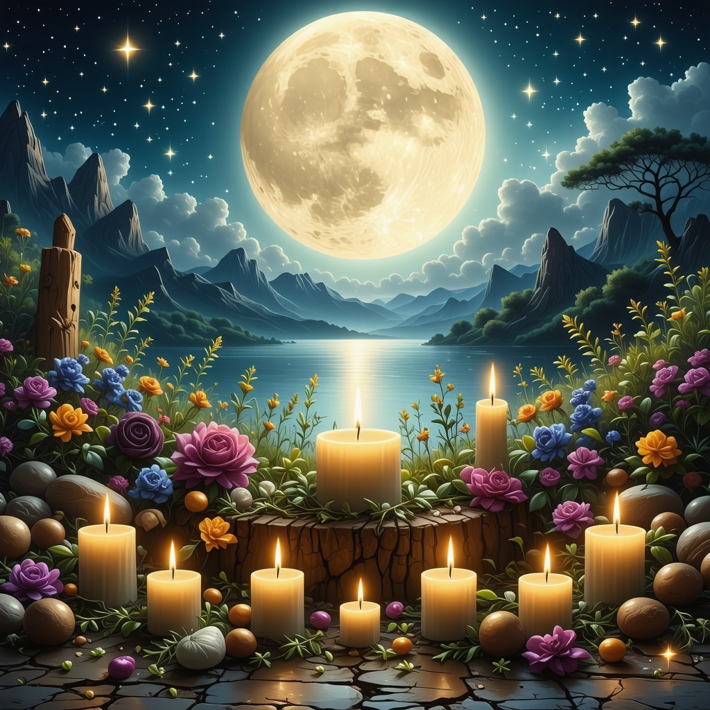 Agüeros con Luna: Rituals Nocturnos para Atraer Energías positivas