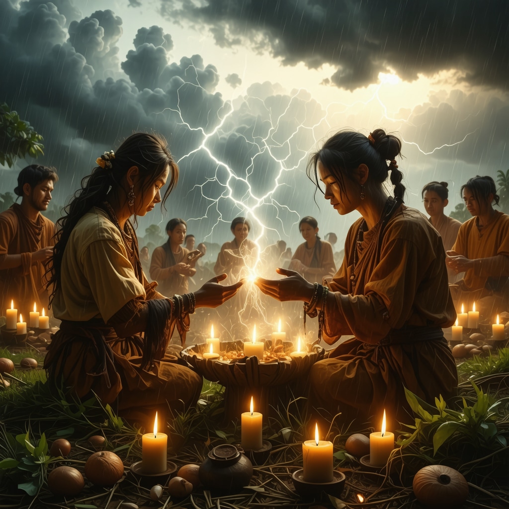 Agüeros de Truenos: Rituals y Creencias para Atraer Buena Suerte en Tormentas