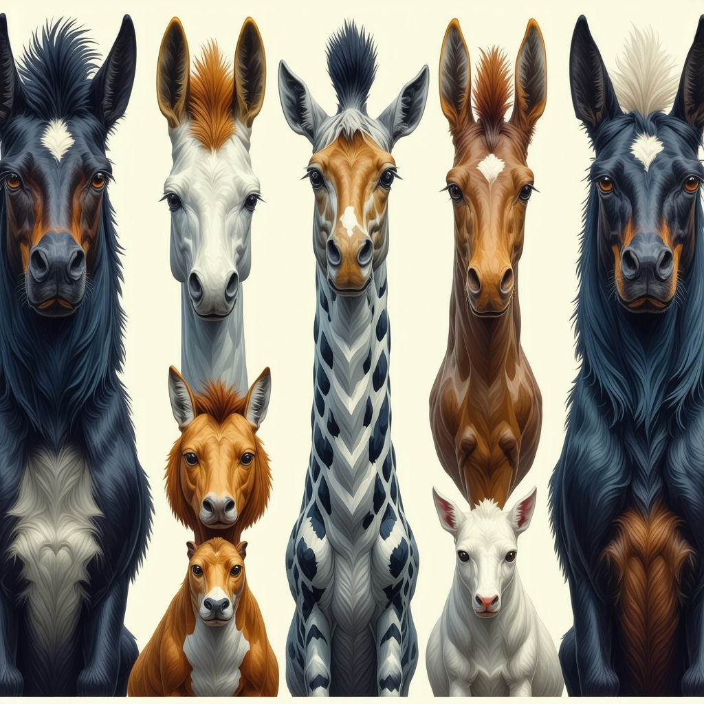 Dibujo detallado de animales representando diferentes significados culturales y espirituales