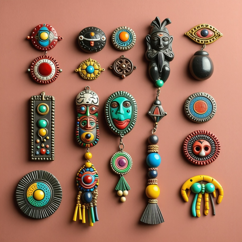 Traditional Bolivian amulet and ritual symbols for good luck