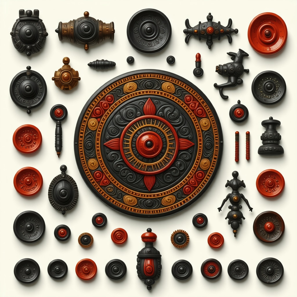 Visual representation of Filipino symbols, rituals, and artifacts that depict cultural and spiritual traditions of the Philippines