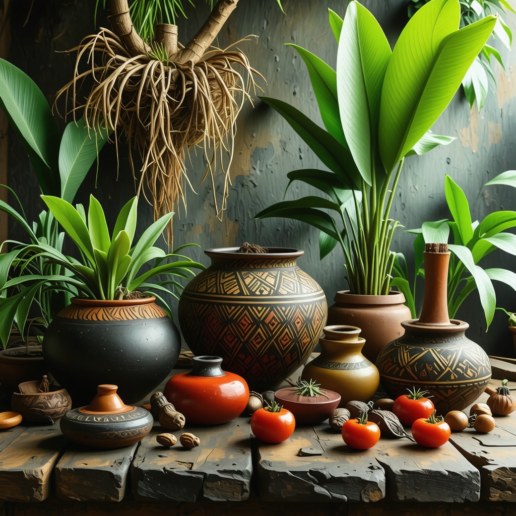 Plantas y objetos rituales en cultura hondureña