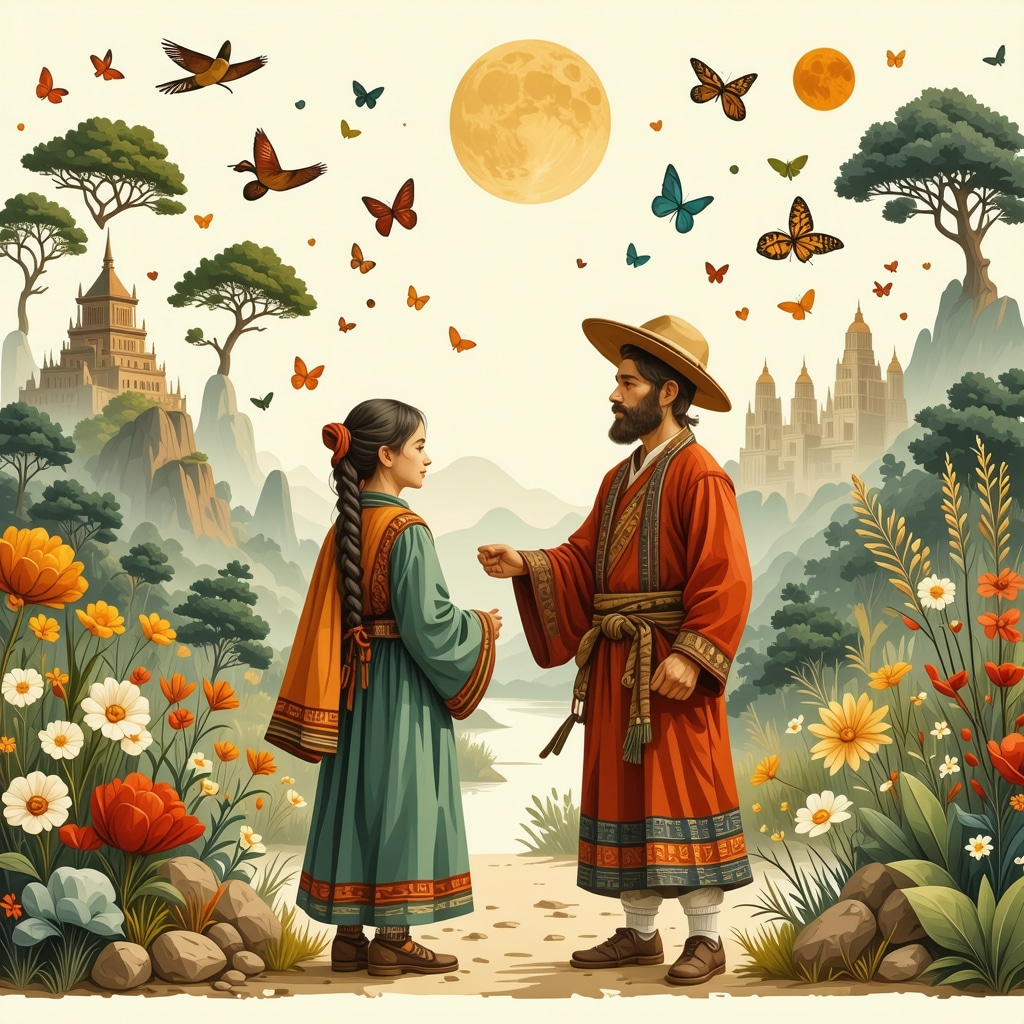 Símbolos Culturales que Representan la Identidad de Diversas Naciones