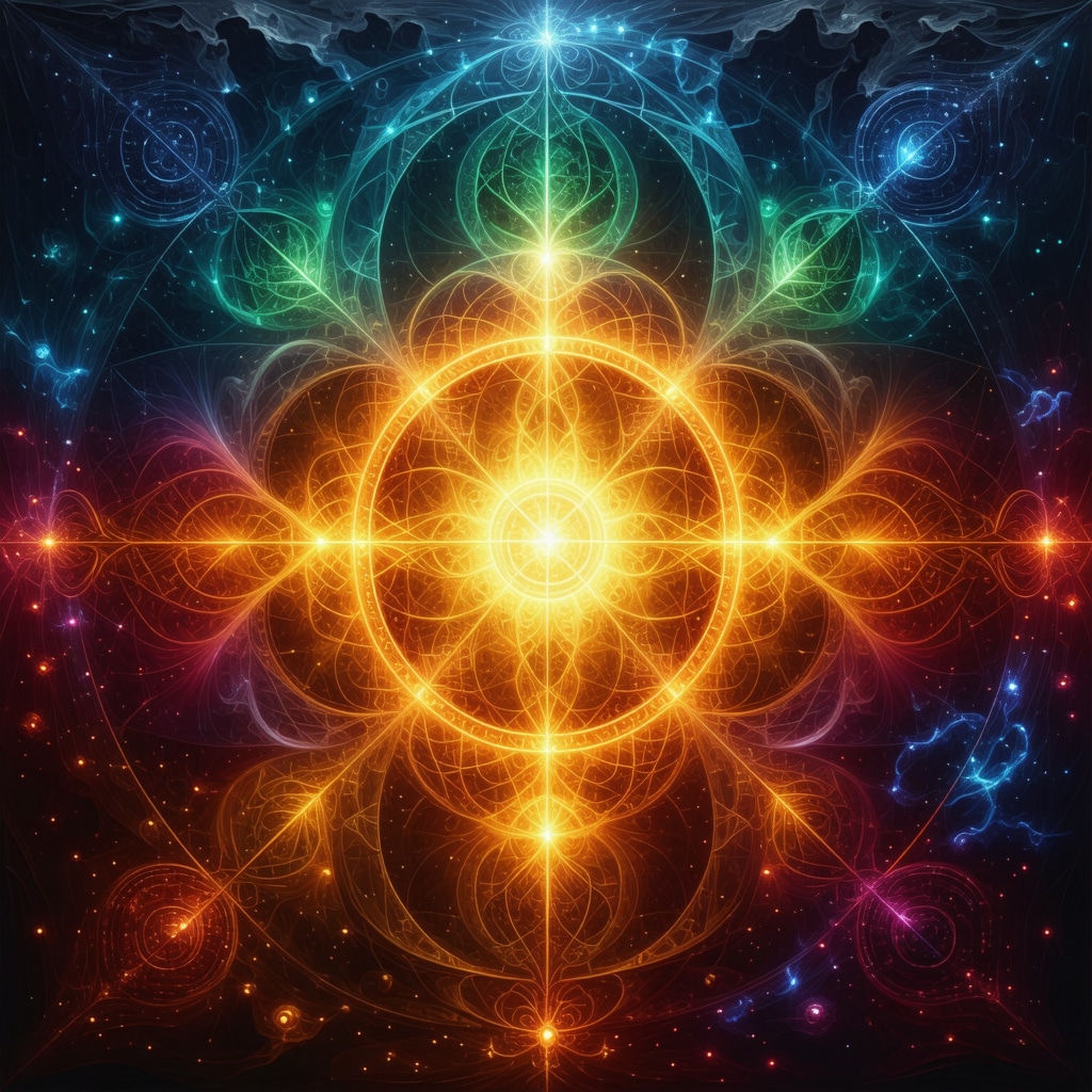 Representación artística de símbolos celtas en espacios de protección y espiritualidad