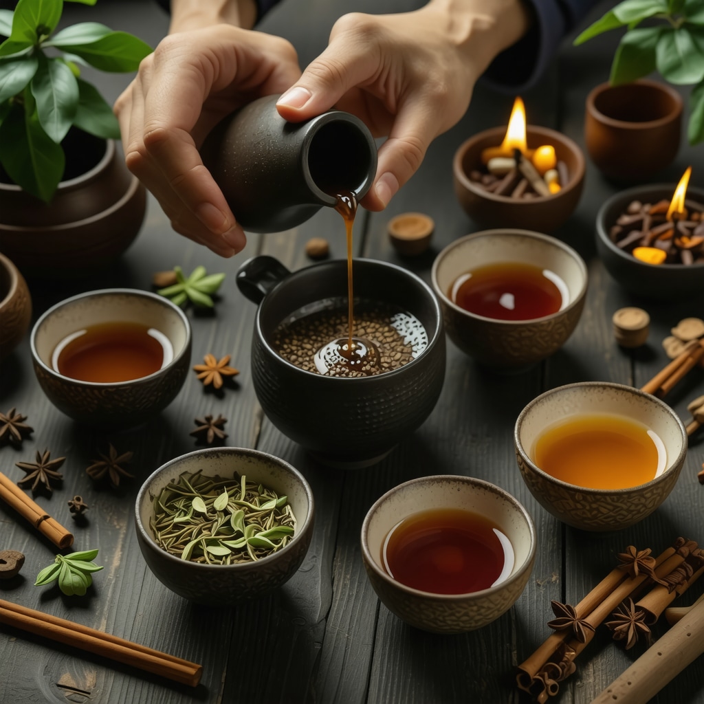 Símbolos para una bebida deliciosa: tradición y sabor en rituales