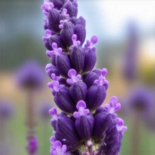 Close-up of lavender plant showing vibrant colors and textures, symbolizing energy communication