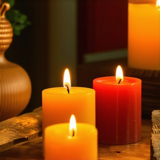 Prosperity Rituals with Warm Colors Objects in warm colors like orange and red used in prosperity rituals