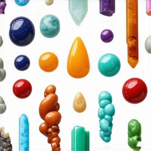 Colección de símbolos espirituales, amuletos y objetos rituales coloridos.