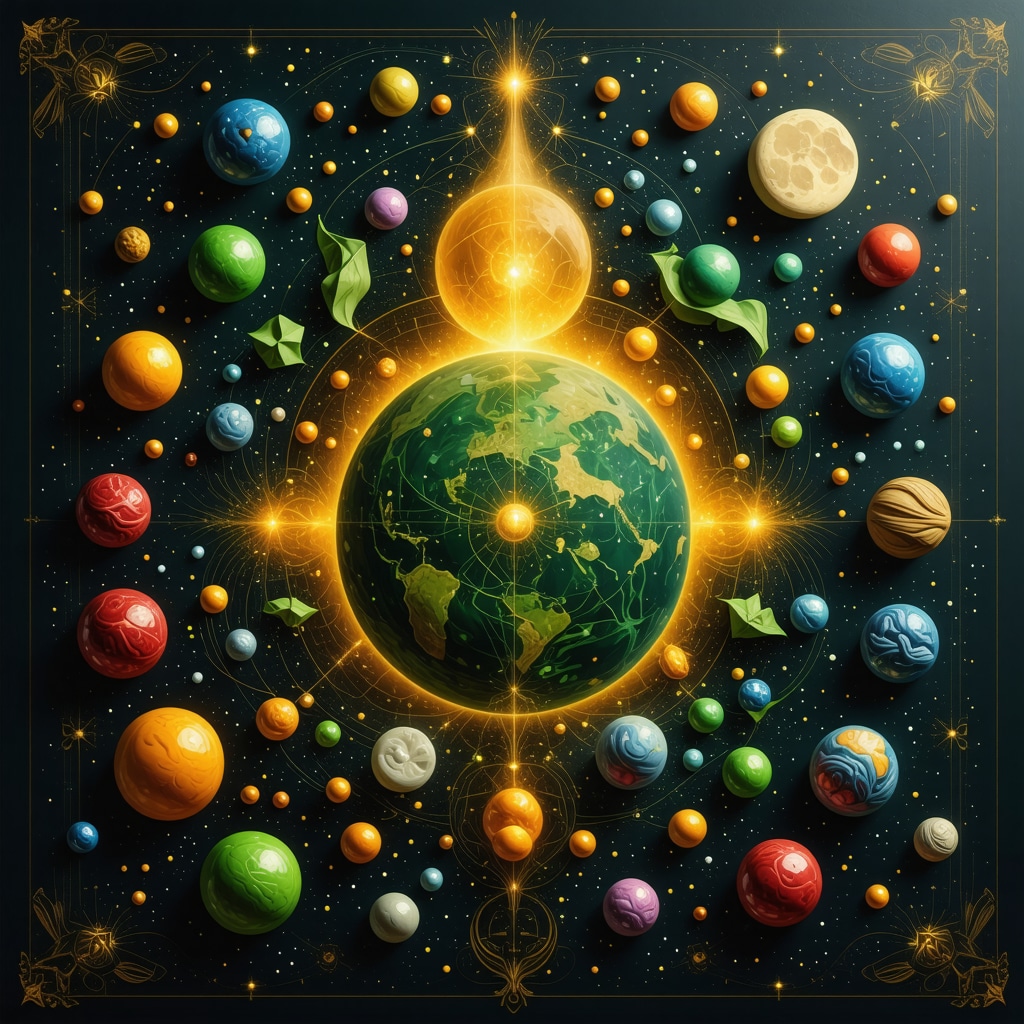 Objects and rituals used in modern superstition practices for attracting abundance