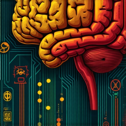 An artistic representation of a brain with neural pathways intertwined with symbols of abundance and prosperity, illustrating the connection between neuroscience and tradition