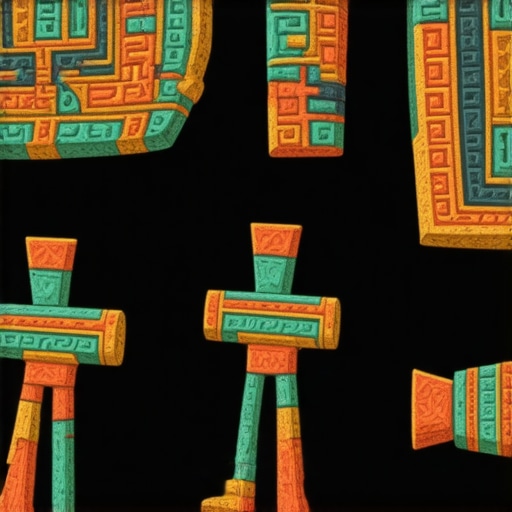 Símbolos aztecas tradicionales para atraer prosperidad y protección.