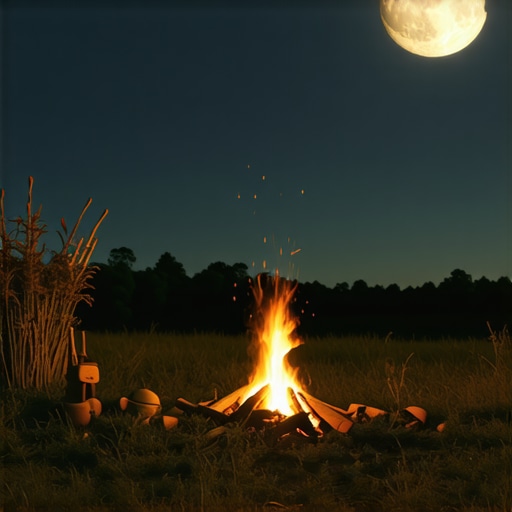 Supersticiones Rurales y Luna: Señales en el Fuego y Rituals de Buena Suerte