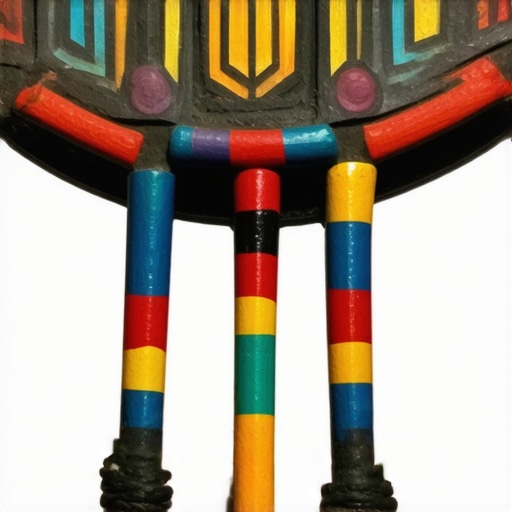 Amuletos tradicionales con símbolos culturales de Guinea Ecuatorial y Ecuador