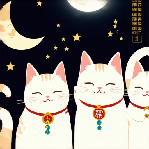 Supersticiones Japonesas y Agüeros de Luna que Traen Buena Suerte