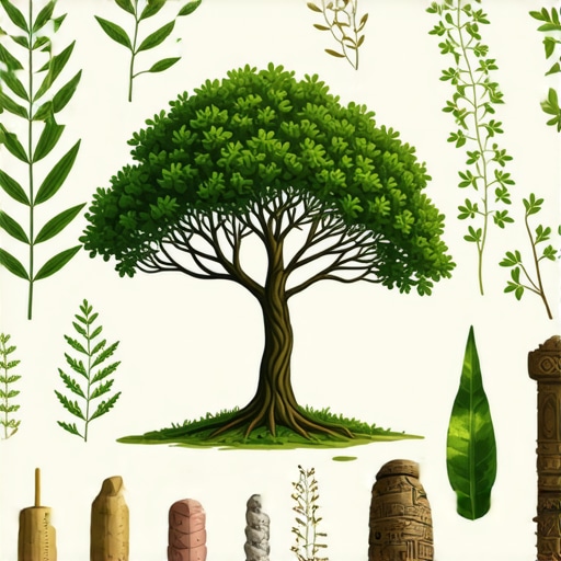 Símbolos de plantas y su significado en la cultura ancestral