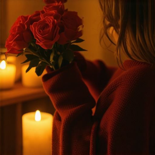 Decorating with Roses for Love Energy Woman arranging roses in her room to attract love and positive energy