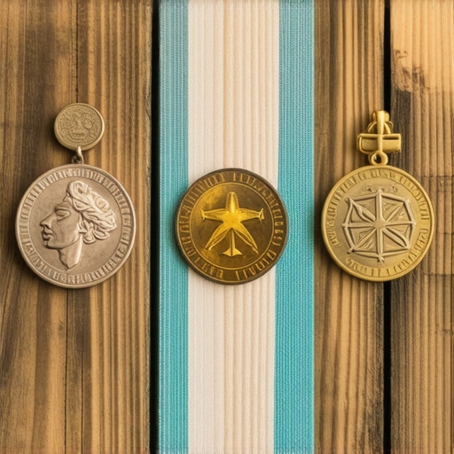 Coins and charms representing luck in Argentina