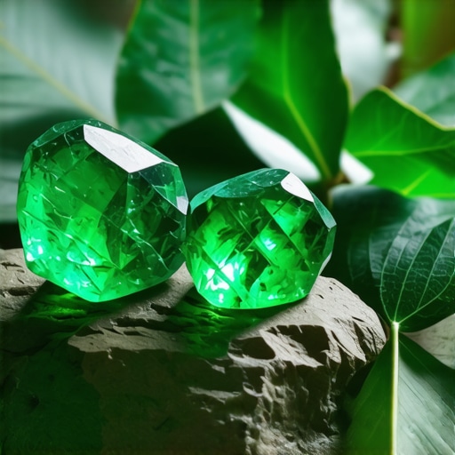 Agüeros con cristales verdes para la salud en este 2026