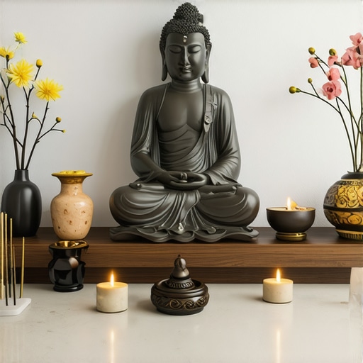 Creencias populares budistas: La posición del Buda en tu sala