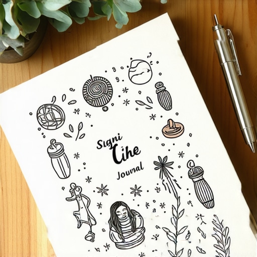 Diario de signos y rituales personal Cuaderno dedicado a registrar signos y interpretaciones culturales