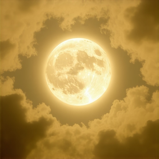 Supersticiones de clima: El misterio de la luna rodeada de halo