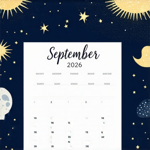 Señales en meses del año: Los días de poder en septiembre 2026