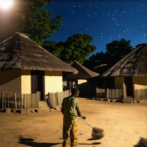 Por qué nunca deberías barrer de noche según el folclore de Guinea Ecuatorial