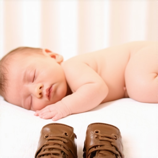 La razón por la que nunca debes ponerle zapatos nuevos a un bebé mientras duerme